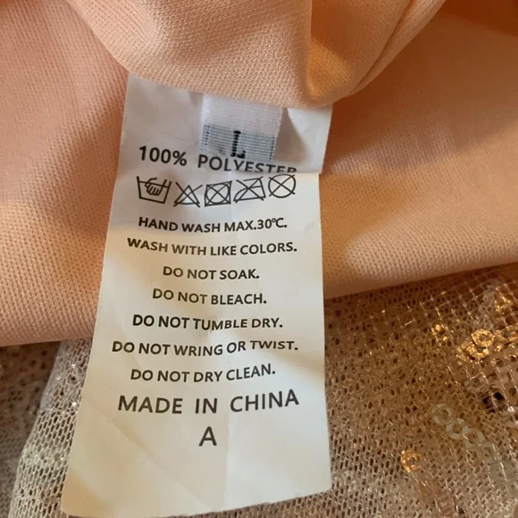 The Perfect Gown- Sequin Gown, HI Low Mermaid Hem, Rose Gold and Silver Sequins - Picture 6 of 8